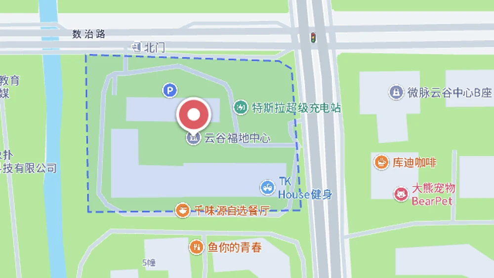云谷福地中心地图位置